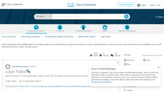 
                            5. Login failed. - Cisco Community