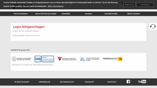 
                            11. Login fehlgeschlagen - telenot.com