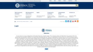 
                            5. Login - FEMA - Emergency Management Institute (EMI)