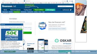 
                            5. Login | finanzen.net
