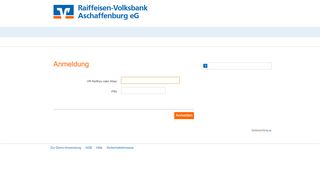 
                            4. Login Firmenkunden - Raiffeisen-Volksbank Aschaffenburg eG