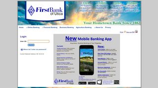 
                            8. Login - First Bank of Utica