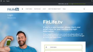 
                            9. Login - FitLife Membership - FitLife.tv