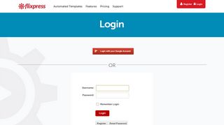 
                            1. Login - Flixpress