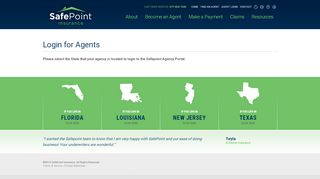 
                            10. Login for Agents – SafePoint Insurance