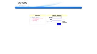 
                            5. Login For Candidates :: AIMS TEST FOR MANAGEMENT ...