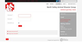 
                            7. Login for Duty Officer - North Valley Animal Disaster Group