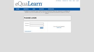 
                            2. Login for eQuaLearn LearnCenter