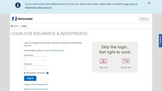 
                            11. Login for Insurance & Investments | …