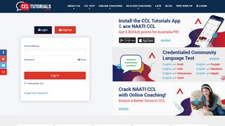
                            3. Login For Online Free NAATI CCL Exam Preparation | CCL Tutorials