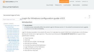 
                            4. Login for Windows configuration guide v1.0.3 - SecureAuth Apps ...