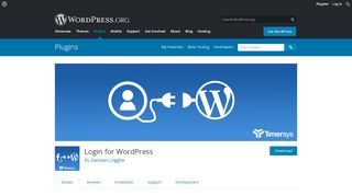 
                            7. Login for WordPress – WordPress plugin | WordPress.org