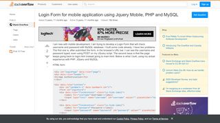 
                            10. Login Form for mobile application using Jquery Mobile, PHP ...