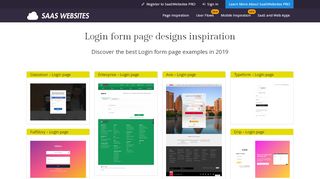 
                            4. Login form page - SaaS Websites