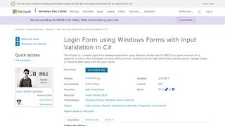 
                            8. Login Form using Windows Forms with input …