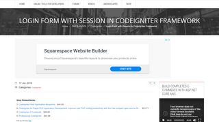 
                            6. Login Form with Session in CodeIgniter Framework - Learn ...