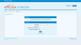 
                            9. Login - forum.asycudaworld.org