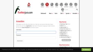 
                            6. Login - Frankenjura.com