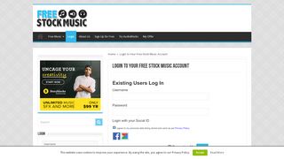 
                            4. Login - Free Stock Music