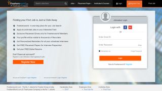 
                            2. Login Freshersworld | Fresher Login | Jobseeker Login