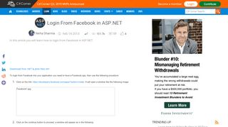 
                            7. Login From Facebook in ASP.NET - c …