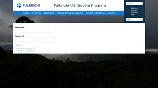 
                            9. Login - Fulbright Student Program