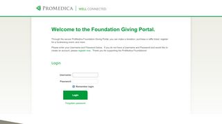 
                            9. Login Full Width - ProMedica