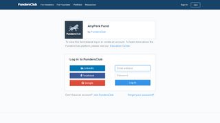 
                            6. Login | FundersClub