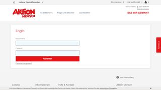 
                            1. Login - Geschäftskunden - Aktion Mensch