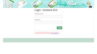 
                            8. Login - Gestione DUI