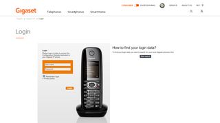 
                            1. Login | Gigaset