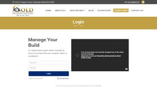 
                            9. Login - Gold Property Partners