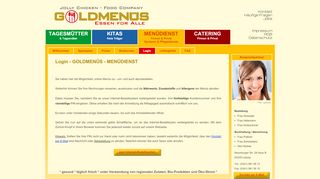 
                            1. Login - GOLDMENÜS - MENÜDIENST - jolly-chicken.de