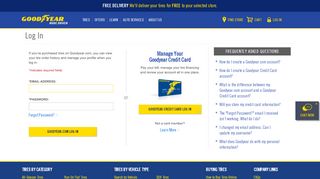 
                            4. Login | Goodyear Tires