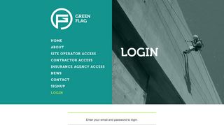 
                            3. Login – Green Flag