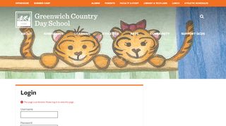 
                            4. Login - Greenwich Country Day