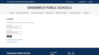 
                            2. Login - Greenwich Public Schools