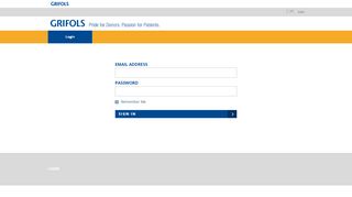 
                            2. Login - Grifols Plasma