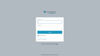 
                            1. Login | Guidewire Community for Partners - Guidewire Software