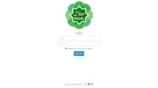 
                            1. Login - Halal e-Zone