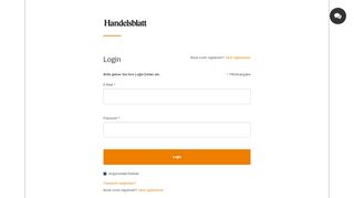 
                            2. Login - Handelsblatt