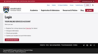 
                            4. Login | Harvard Extension School