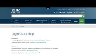 
                            4. Login Help | American College of Radiology