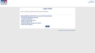 
                            2. Login Help - dacdb.com