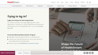 
                            6. Login Help - HealthStream