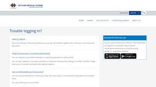 
                            2. Login help - Netcare Medical Scheme