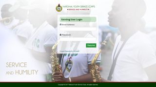 
                            2. Login Here - The NYSC Portal