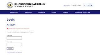 
                            7. Login - Hillsborough Academy of Math and …