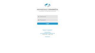 
                            2. Login Hochschule Osnabrück - my.hs-osnabrueck.de