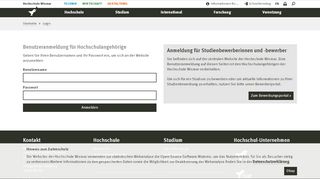 
                            1. Login - Hochschule Wismar